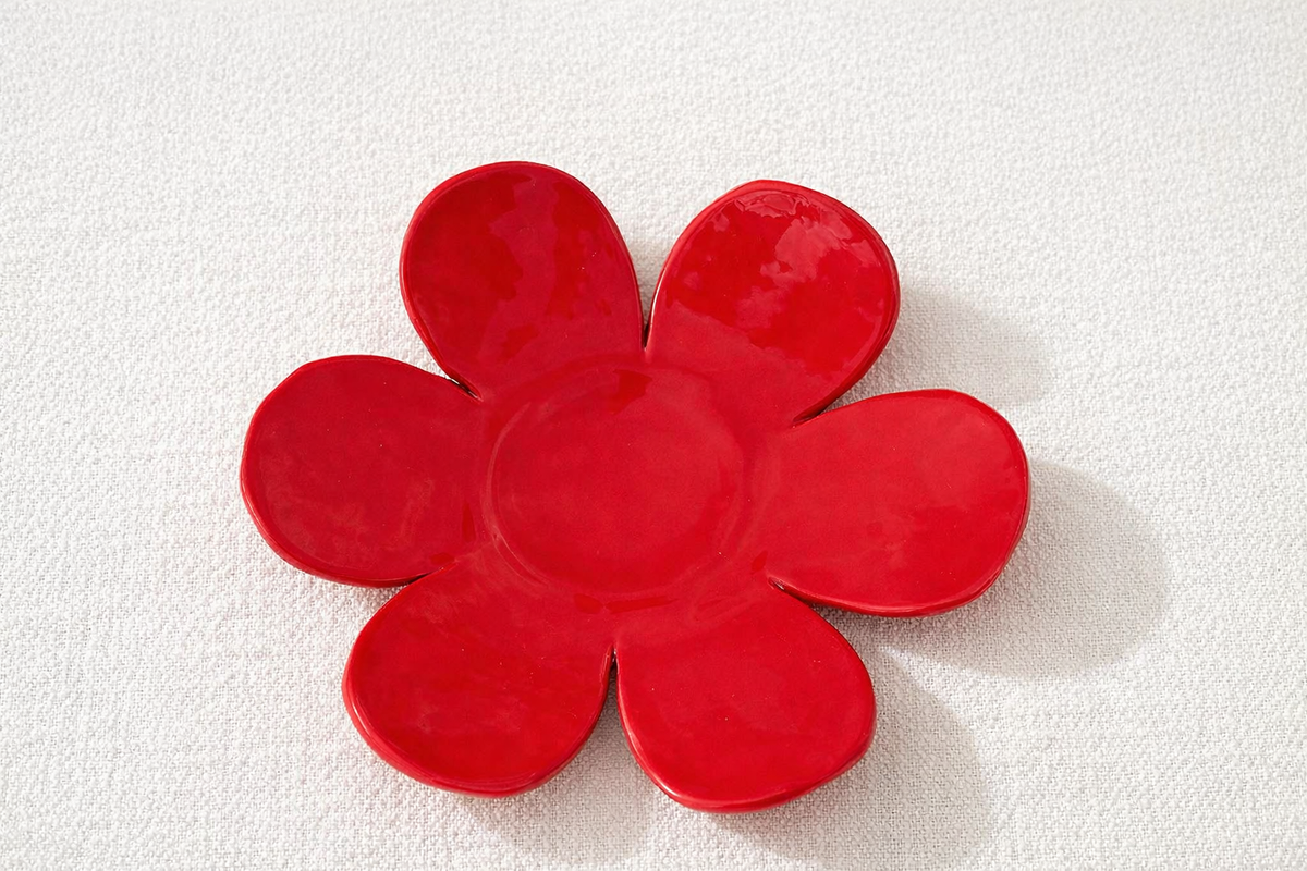 Conjunto Flor Vermelha