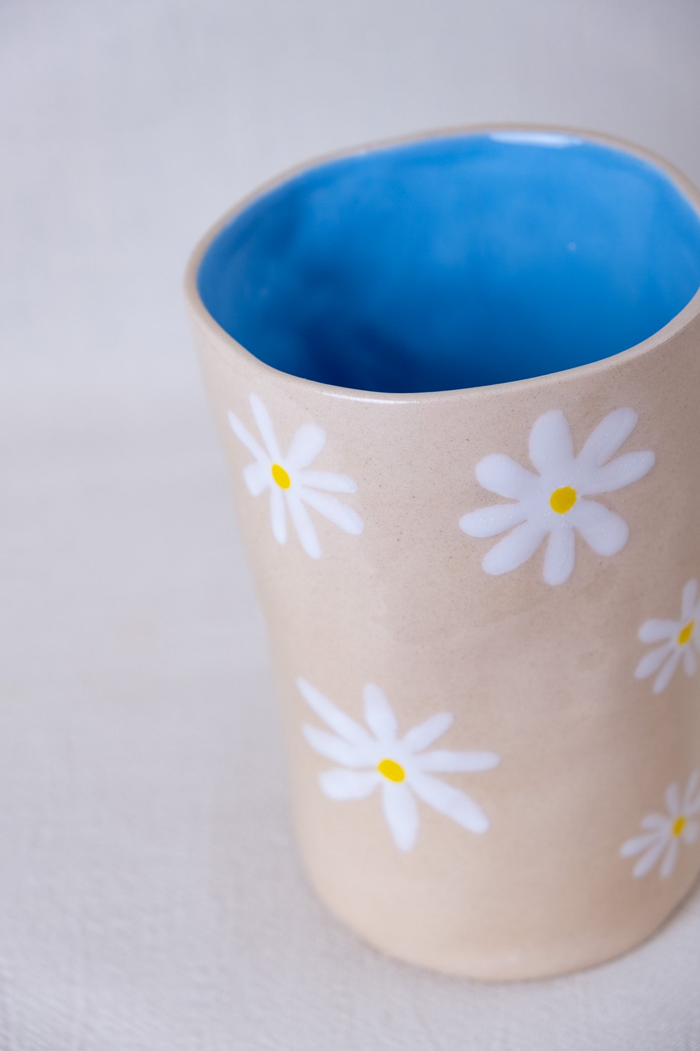 Summer flowers glass