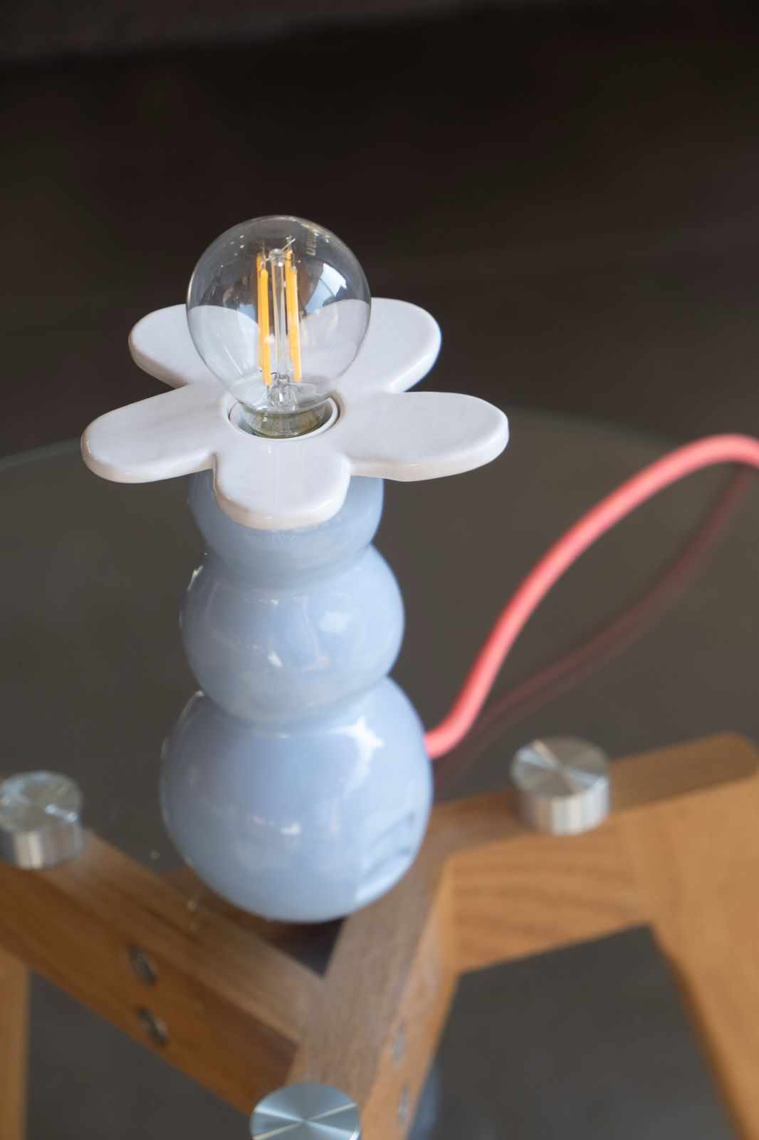 Lámpara tótem flor 🌸