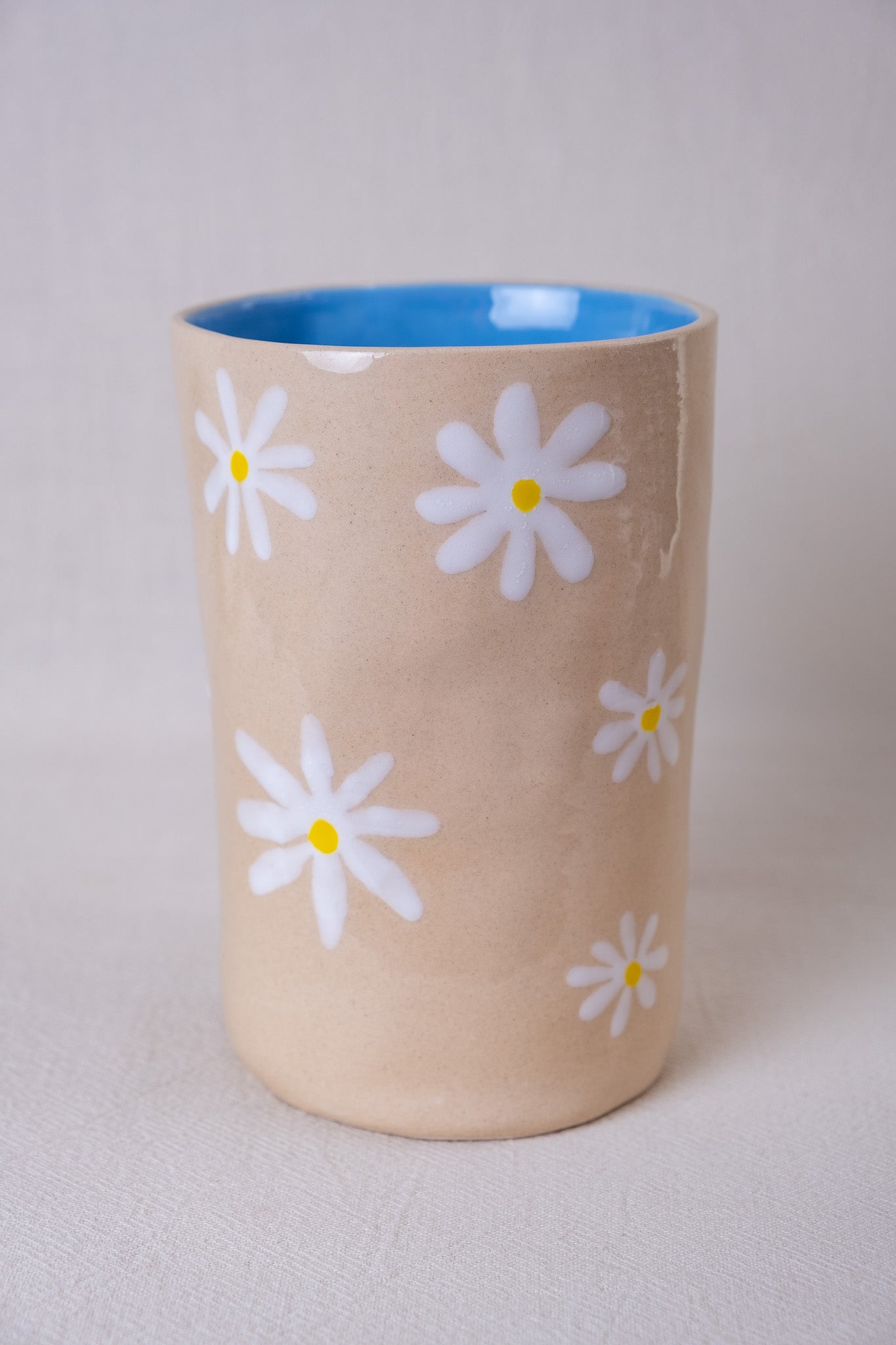 Summer flowers glass