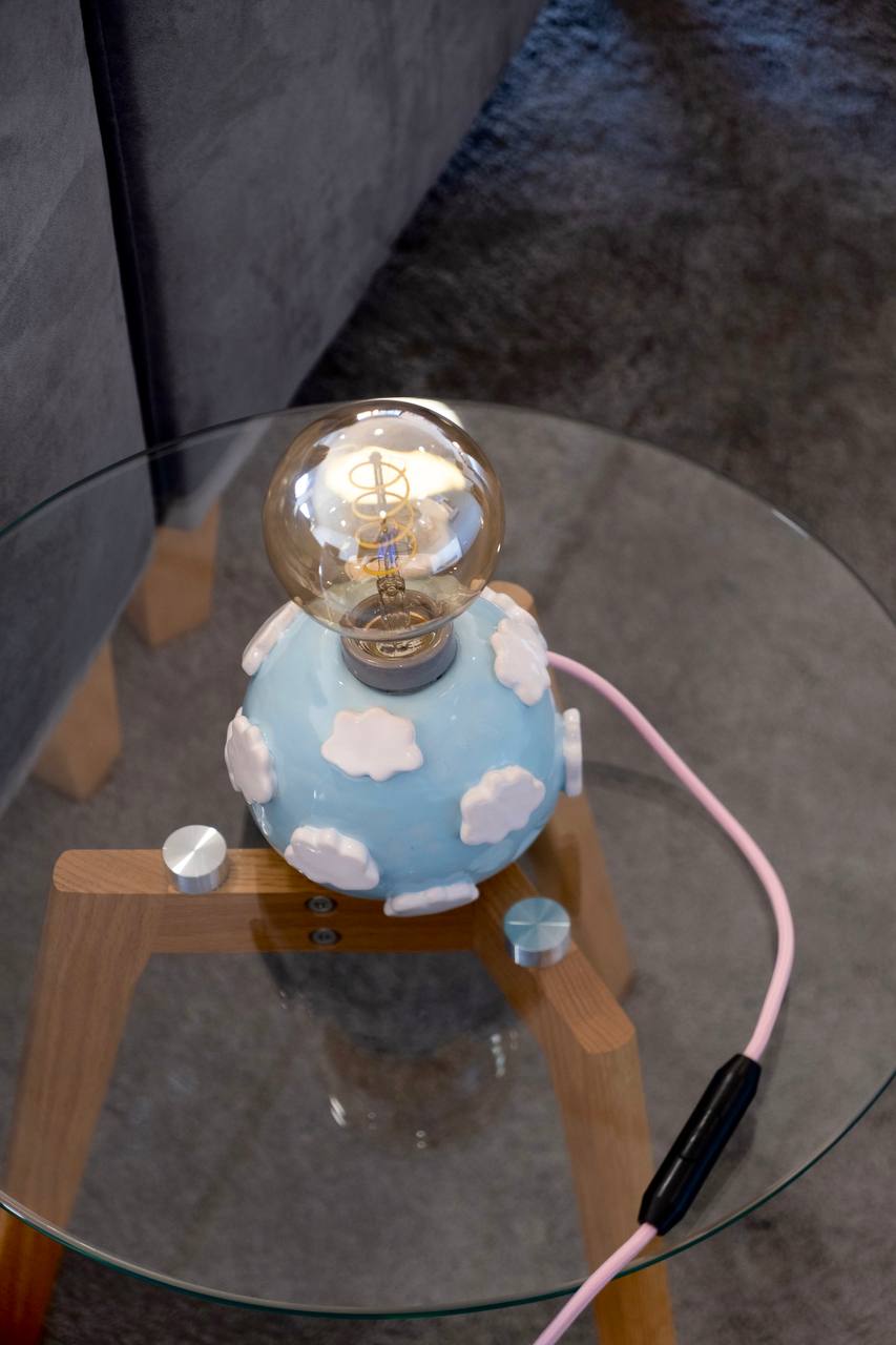 Clouds in the sky lamp