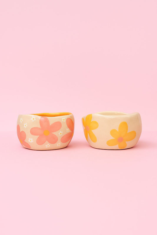 Conjunto mini bowl flores