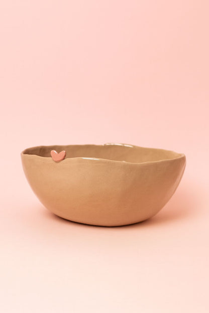 Bowl corazón rosa