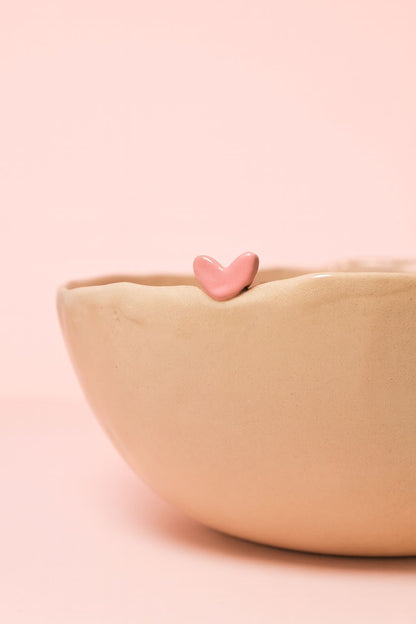Bowl corazón rosa