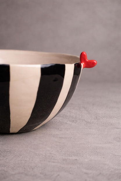 Bowl corazón rojo