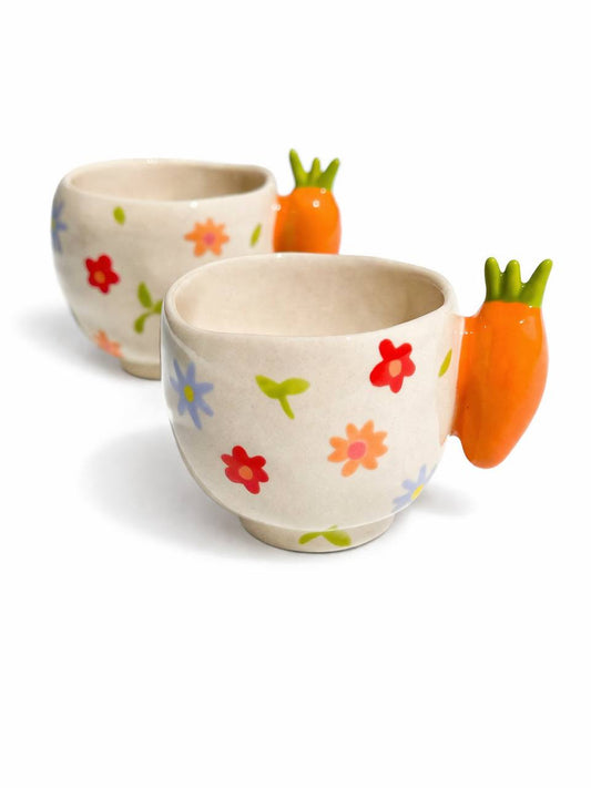 Conjunto de chávenas Primavera Páscoa